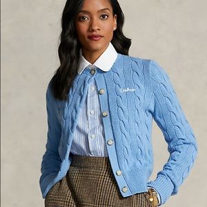 The Spelman Collection Cardigan, Sky Blue, Size Small